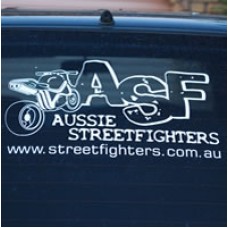 ASF Rear Window Car Sticker (decal)
