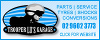 Trooper Lus Garage for motorcycle parts, service and much more